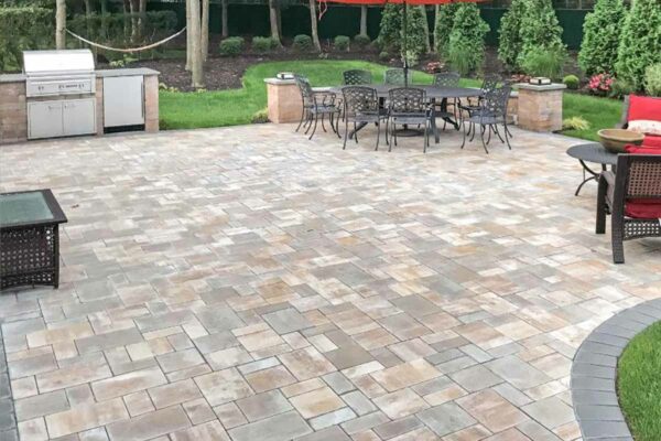 Interlock Paved Patio  Coram