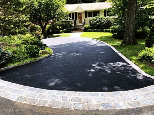 Asphalt Paved Driveway Farmingville