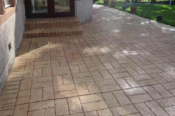 Concrete Stamped Patio  Long Island