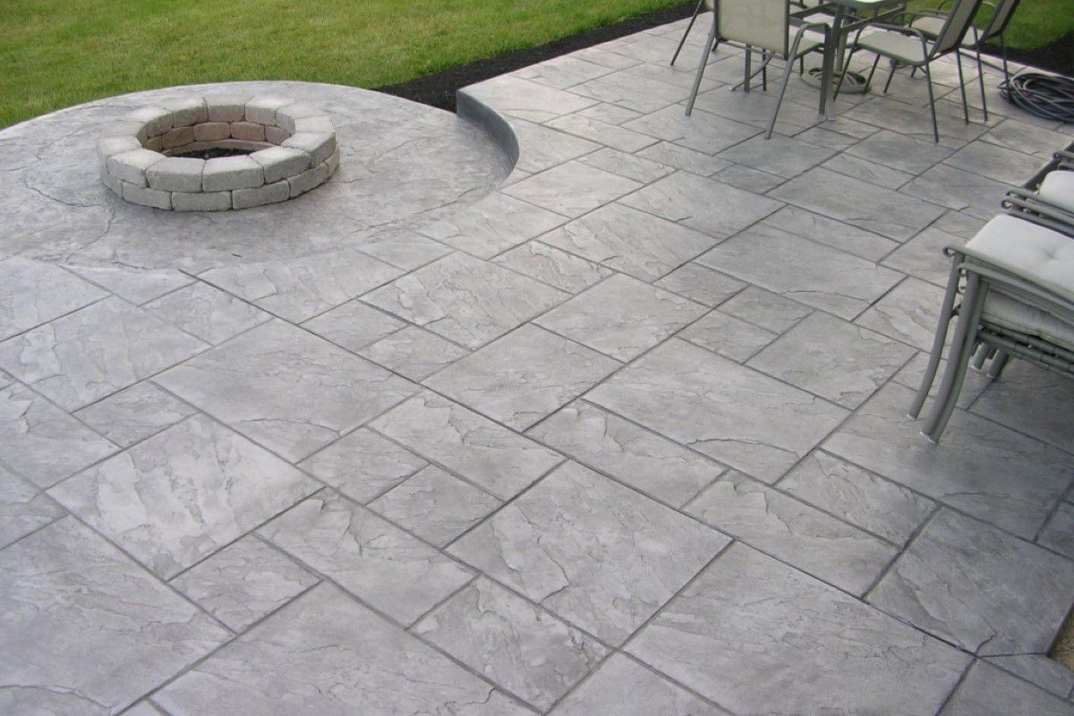 Stamped and Patterned Concrete Driveways Long Island