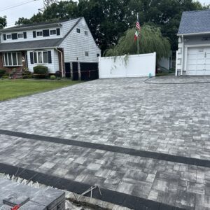 Driveway and Walkway with interlock pavers in Centereach